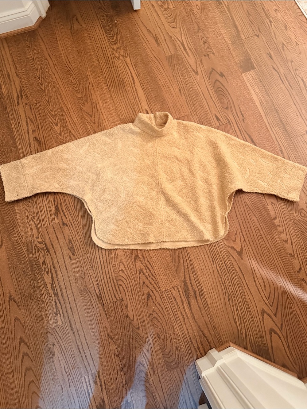 Zara faux Sherpa poncho